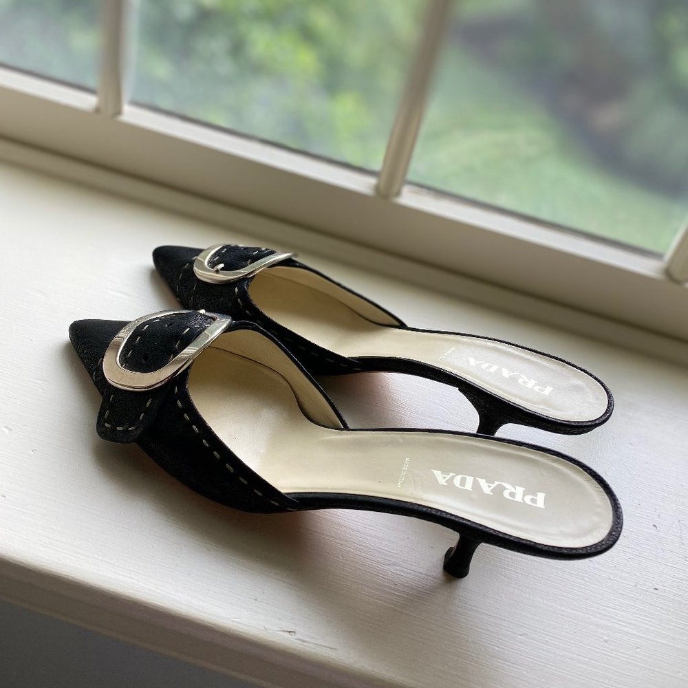 Black Prada Heels